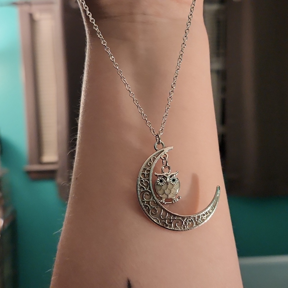 Owl Moon Necklace